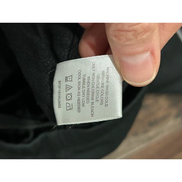 Trayl Black Athletic Cycling Joggers Reflective Detail Zipped Ankle Cuffs Sz Med - Picture 9 of 10